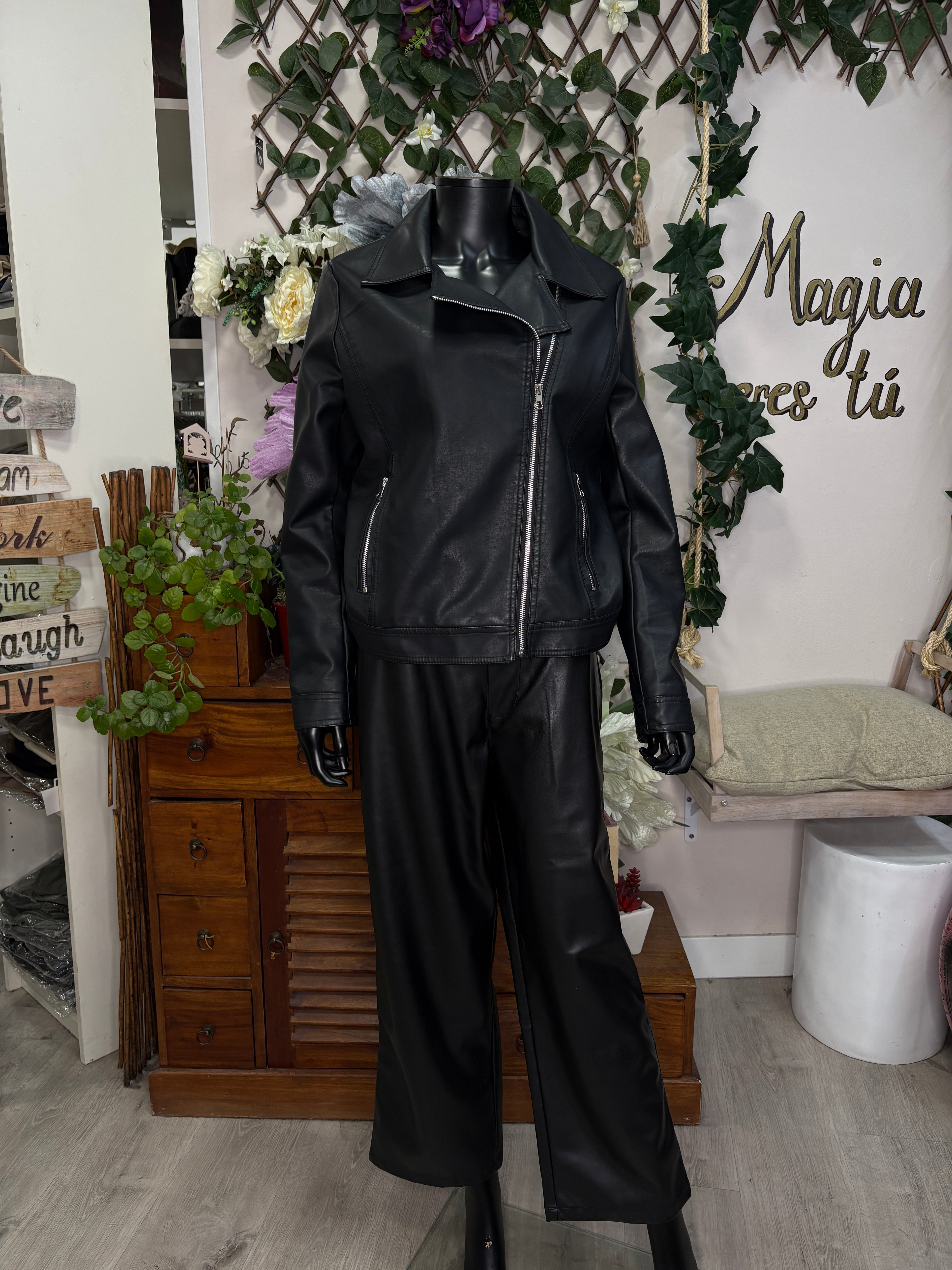 Chaqueta Cuero Mickey